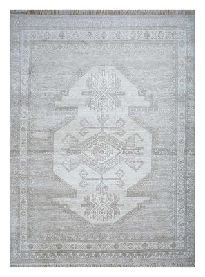 Wool Rug - 300 x 240 cm - light grey