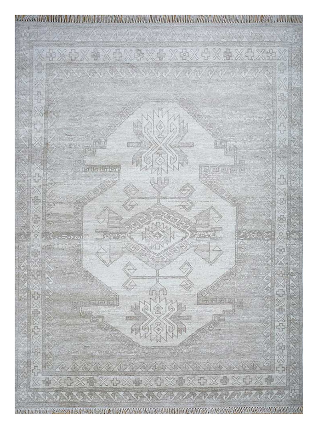 Wool Rug - 300 x 240 cm - light grey
