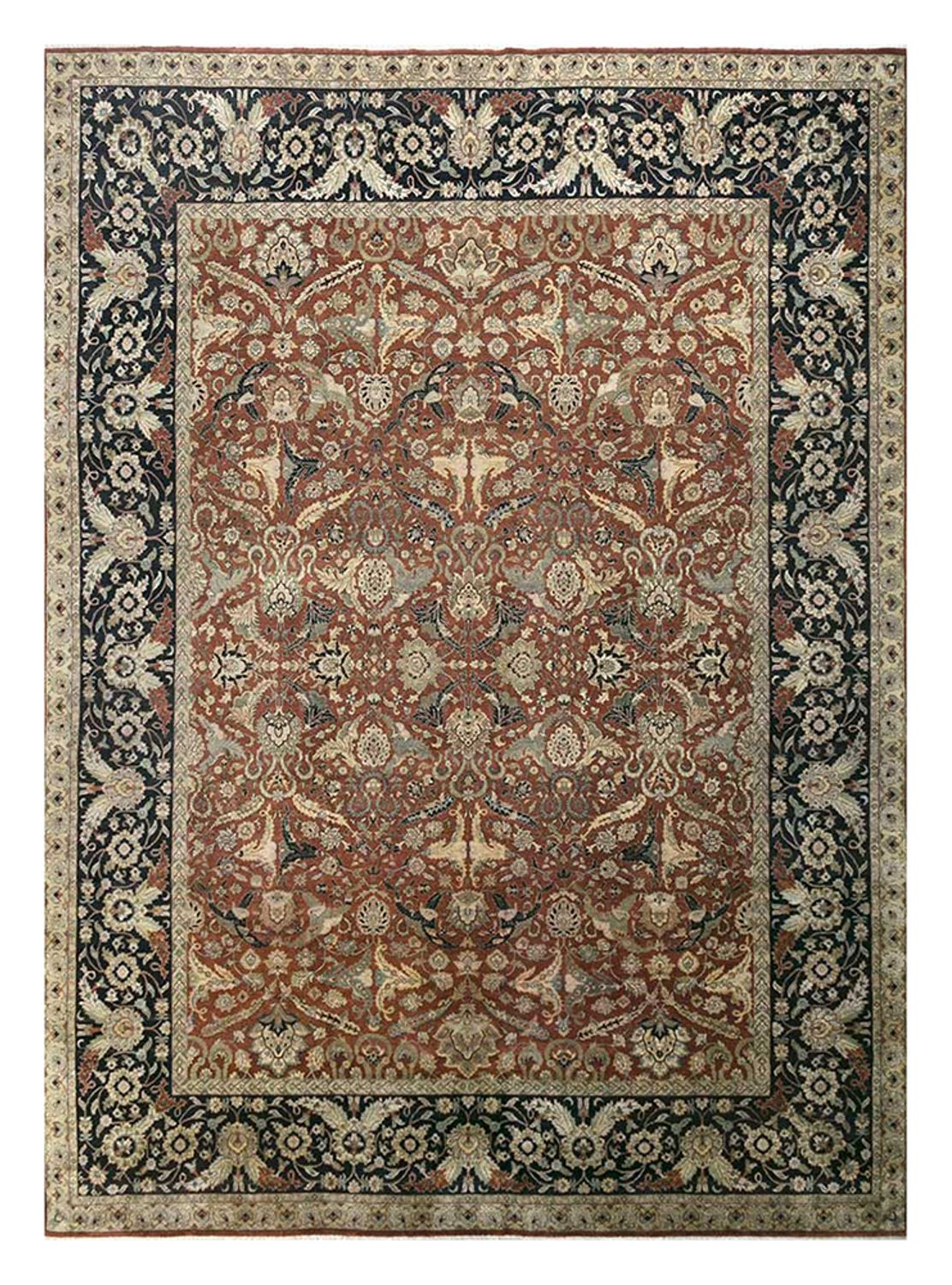 Wool Rug - 450 x 360 cm - orange