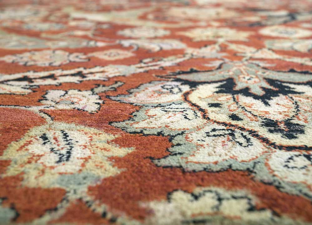 Wool Rug - 450 x 360 cm - orange