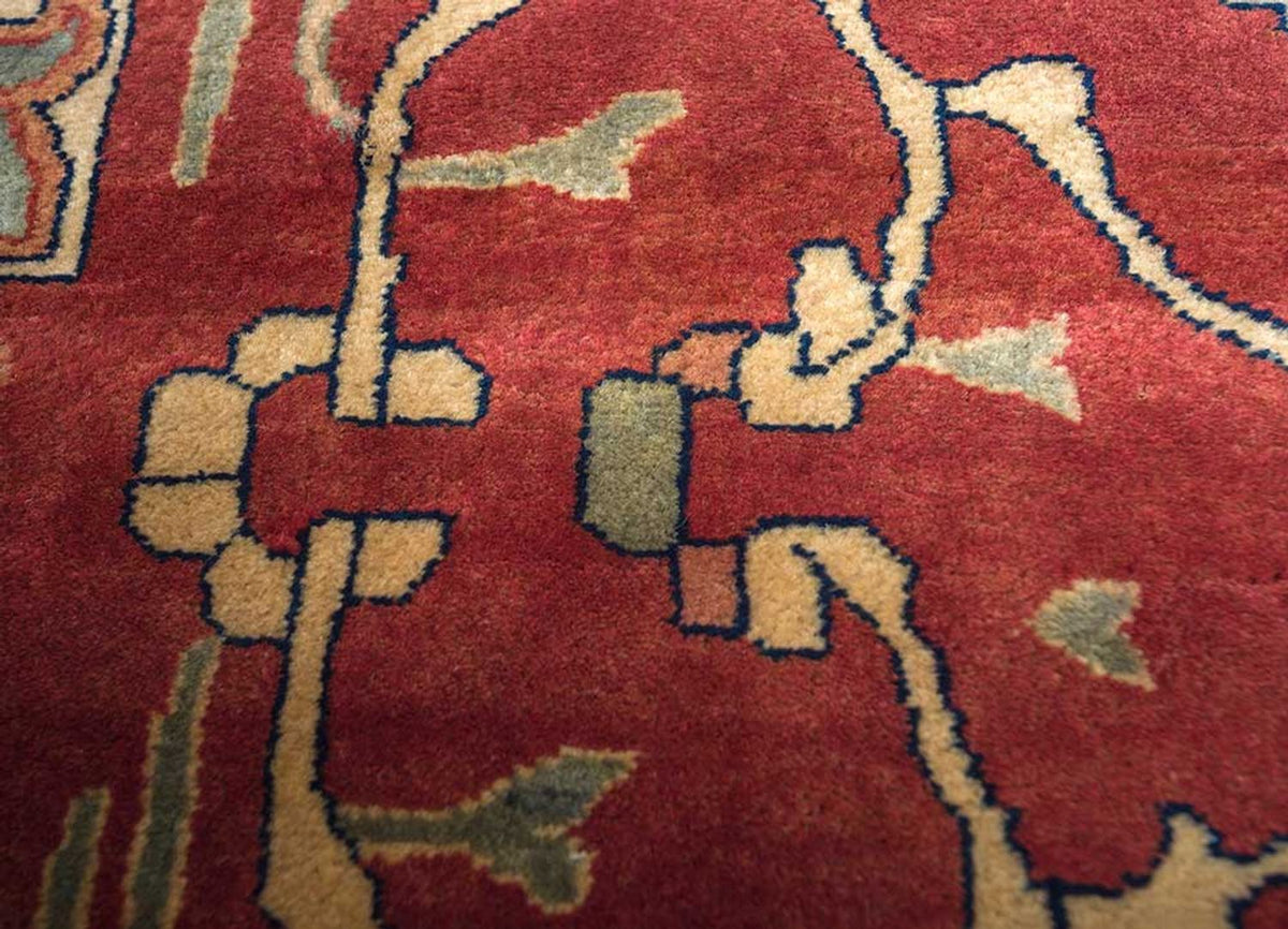 Wool Rug - 435 x 360 cm - blue