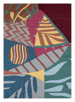 Wool Rug - 270 x 180 cm - multicolored