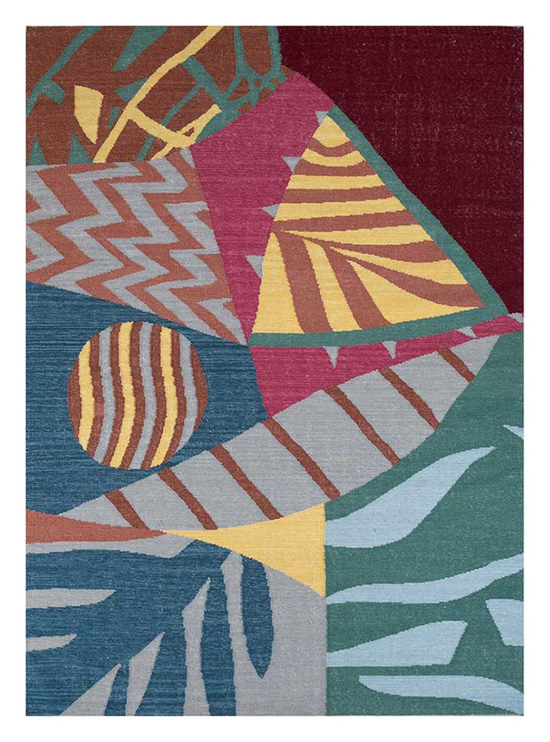 Wool Rug - 270 x 180 cm - multicolored