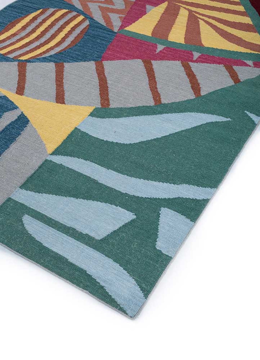 Wool Rug - 270 x 180 cm - multicolored