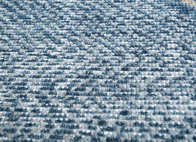 Wool Rug - 240 x 150 cm - dark blue