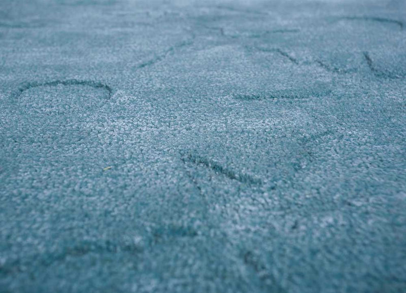 Wool Rug - 270 x 180 cm - turquoise