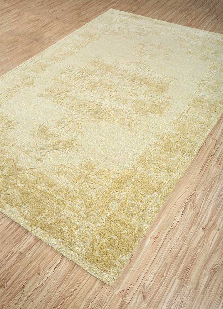 Wool Rug - 270 x 180 cm - gold