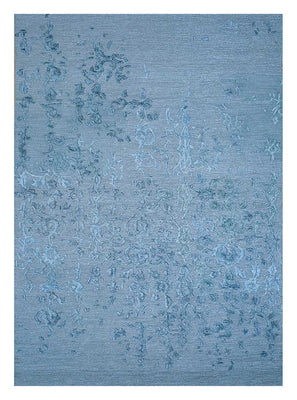 Wool Rug - 270 x 180 cm - blue
