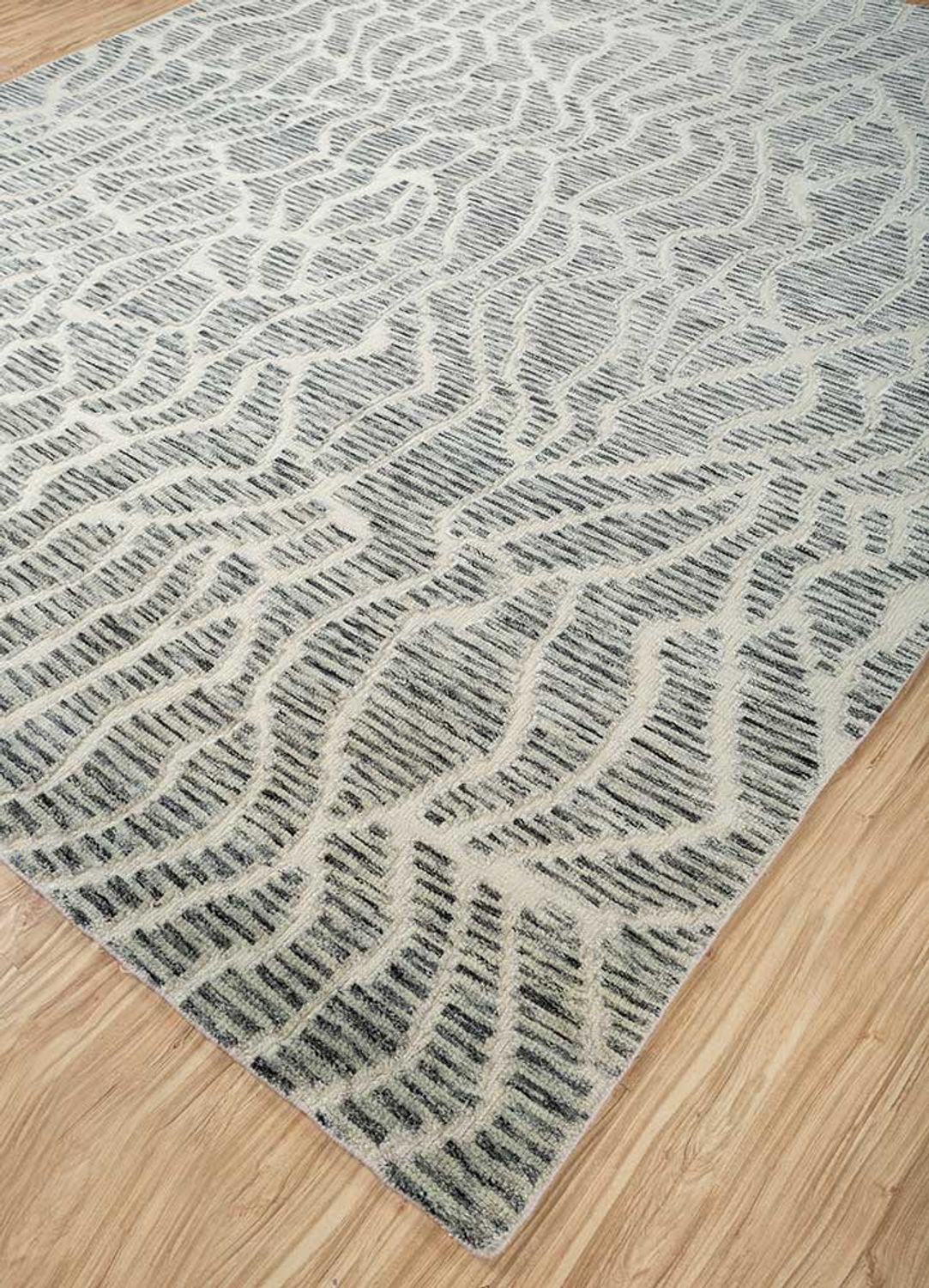 Wool Rug - 300 x 240 cm - grey