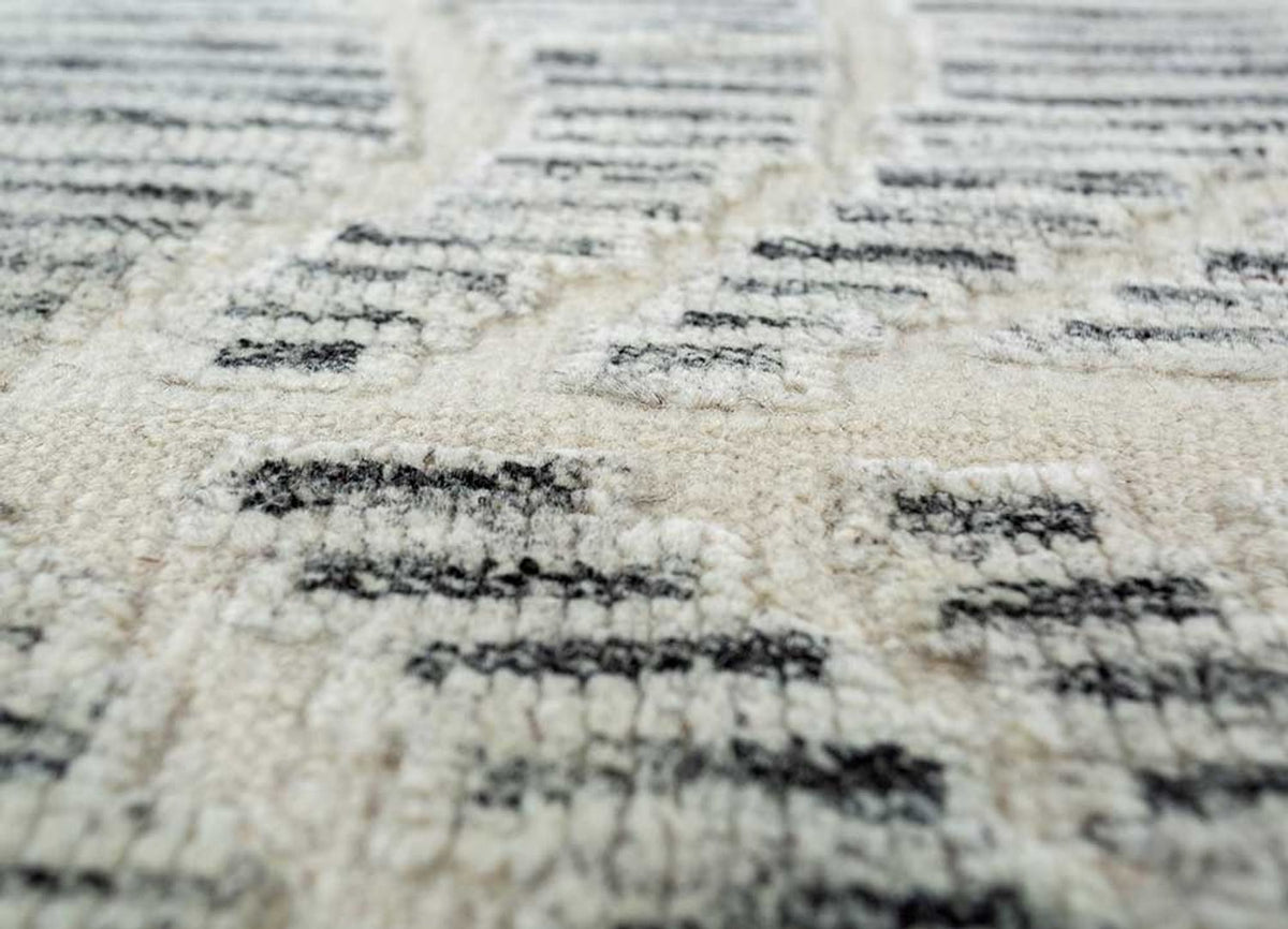 Wool Rug - 300 x 240 cm - grey