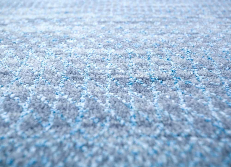Wool Rug - 270 x 180 cm - sea blue