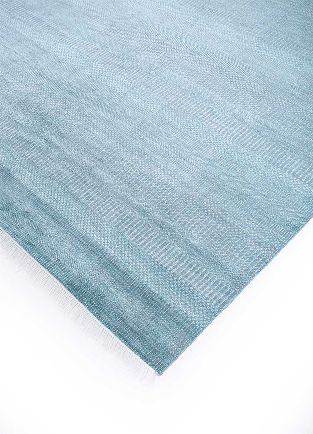 Wool Rug - 300 x 240 cm - light blue