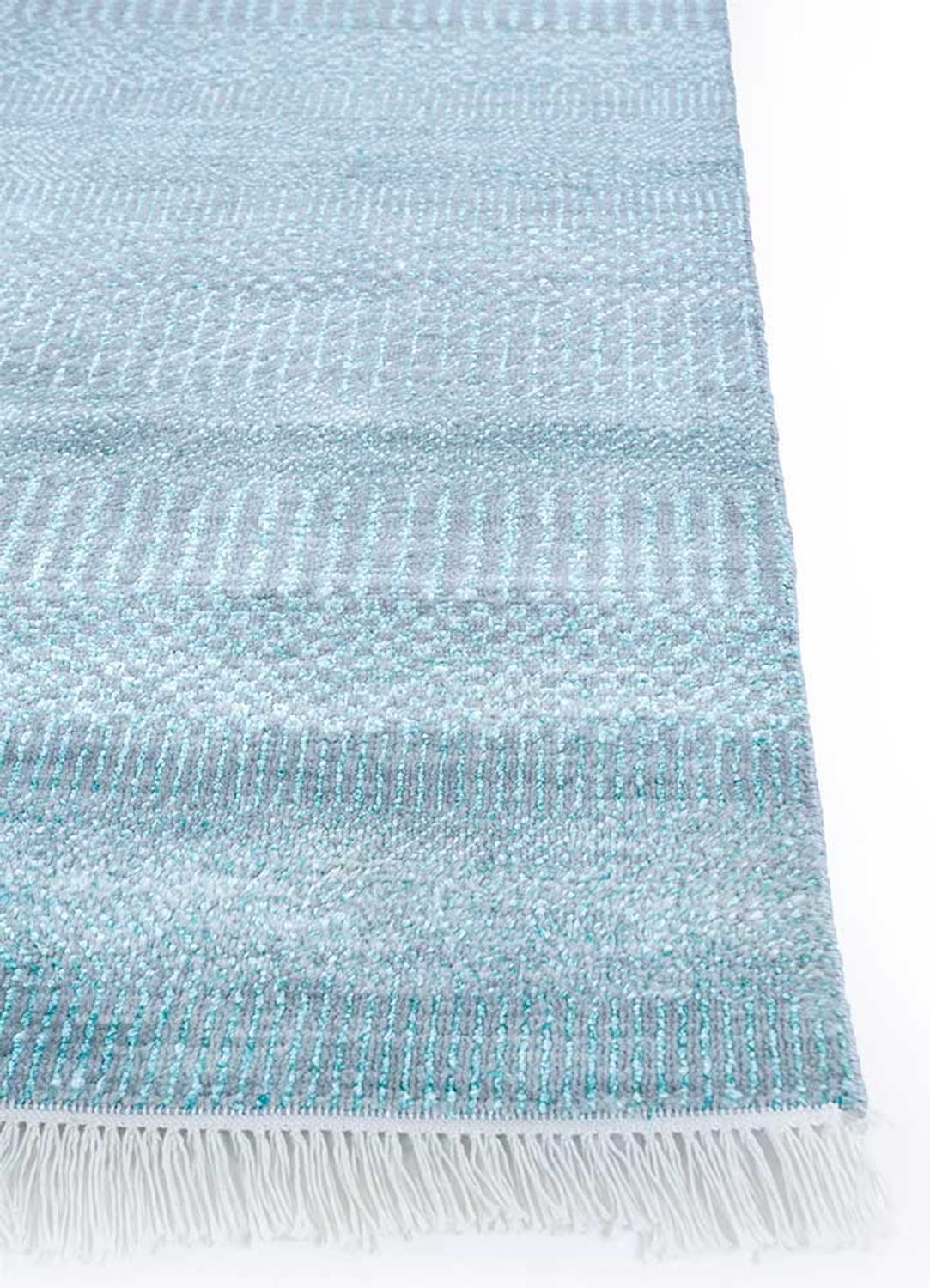 Wool Rug - 300 x 240 cm - light blue