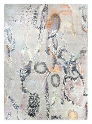 Designer Rug - 450 x 360 cm - silver