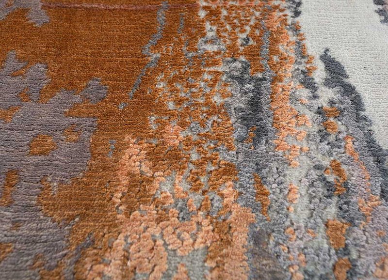 Designer Rug - 450 x 360 cm - silver