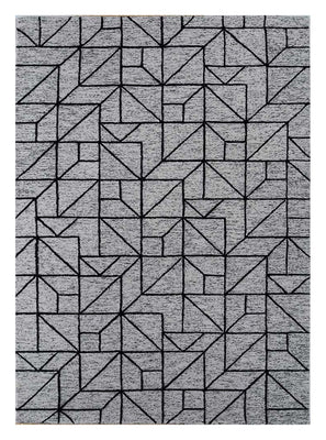 Wool Rug - 330 x 240 cm - grey