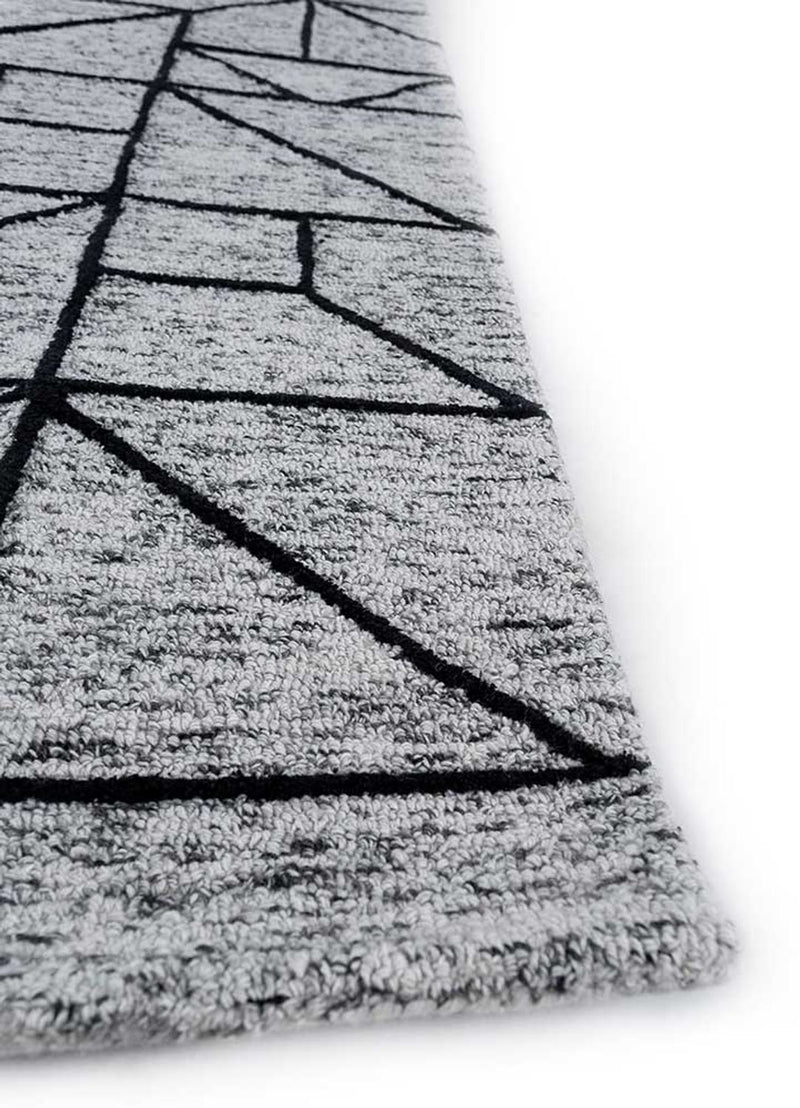 Wool Rug - 330 x 240 cm - grey