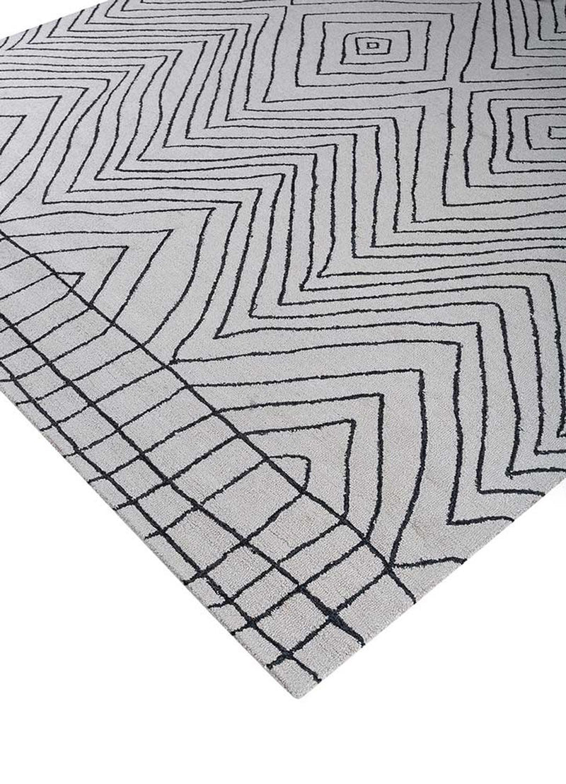 Wool Rug - 330 x 240 cm - light grey