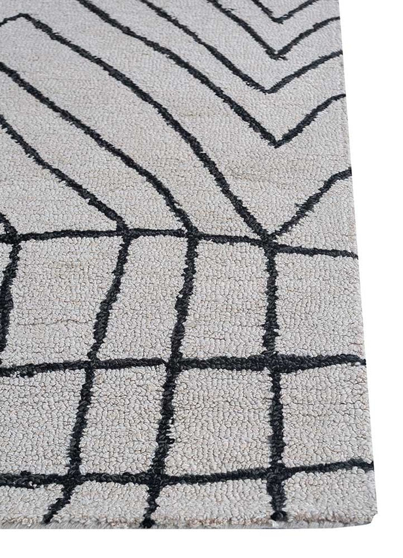 Wool Rug - 330 x 240 cm - light grey