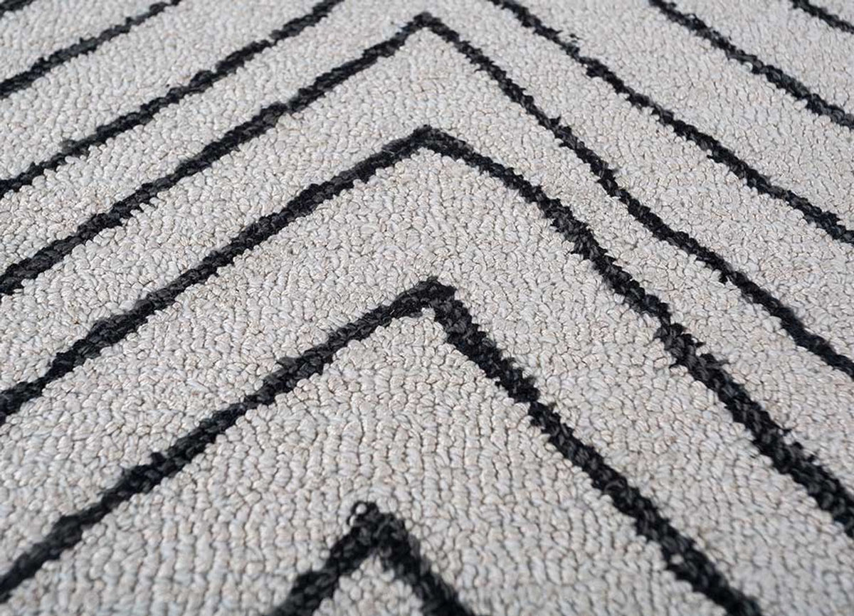Wool Rug - 330 x 240 cm - light grey
