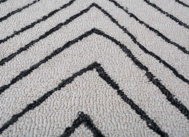 Wool Rug - 330 x 240 cm - light grey