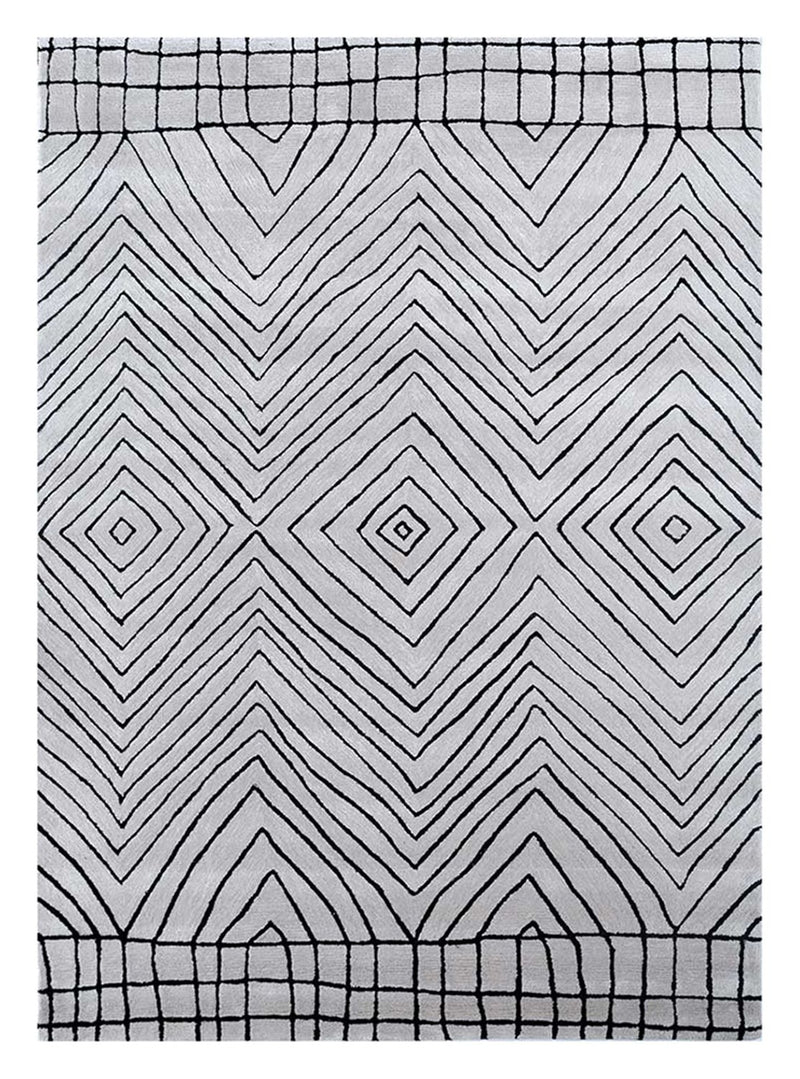 Wool Rug - 330 x 240 cm - light grey