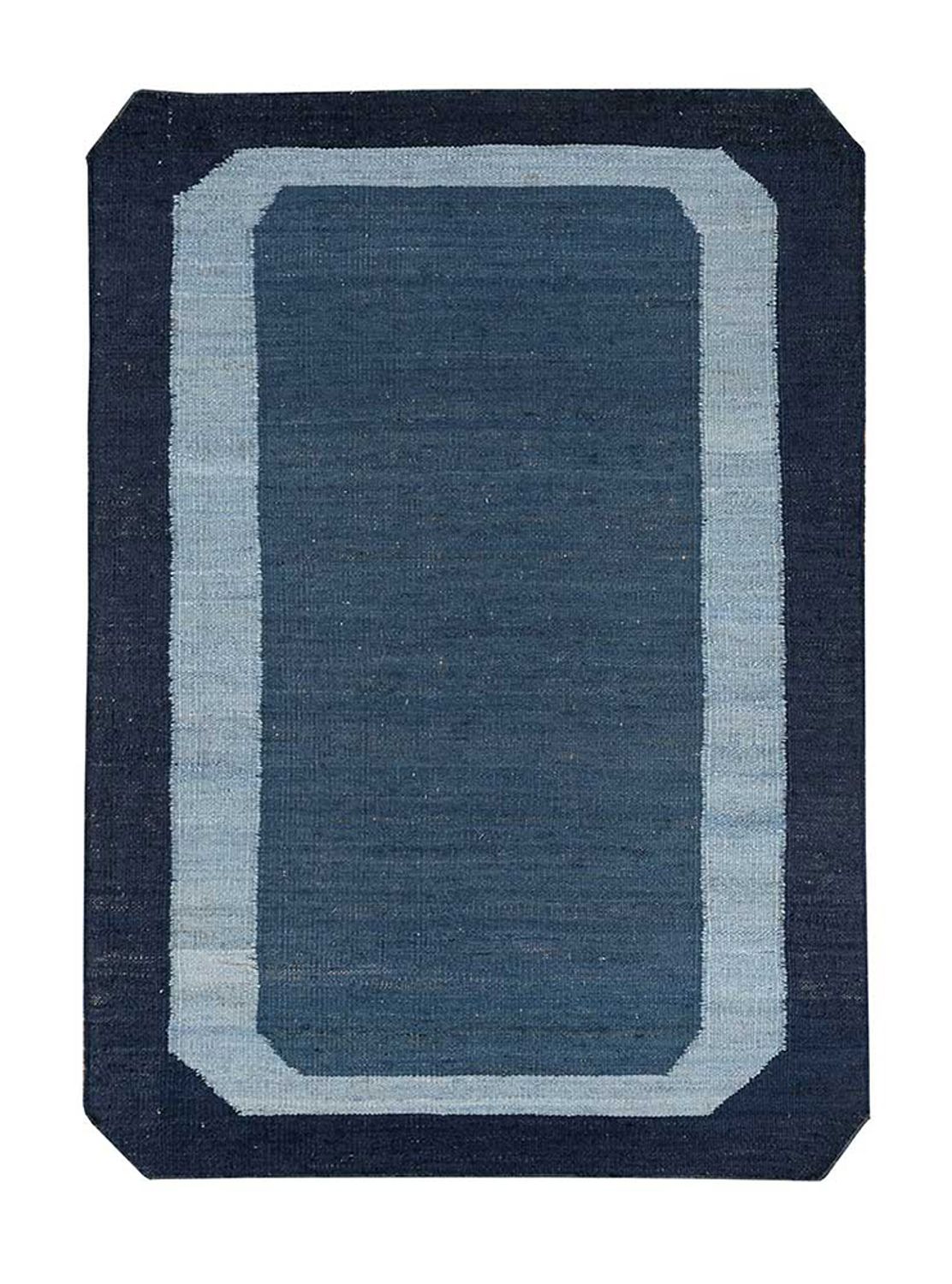Sisal Rug other shape  - 270 x 180 cm - blue