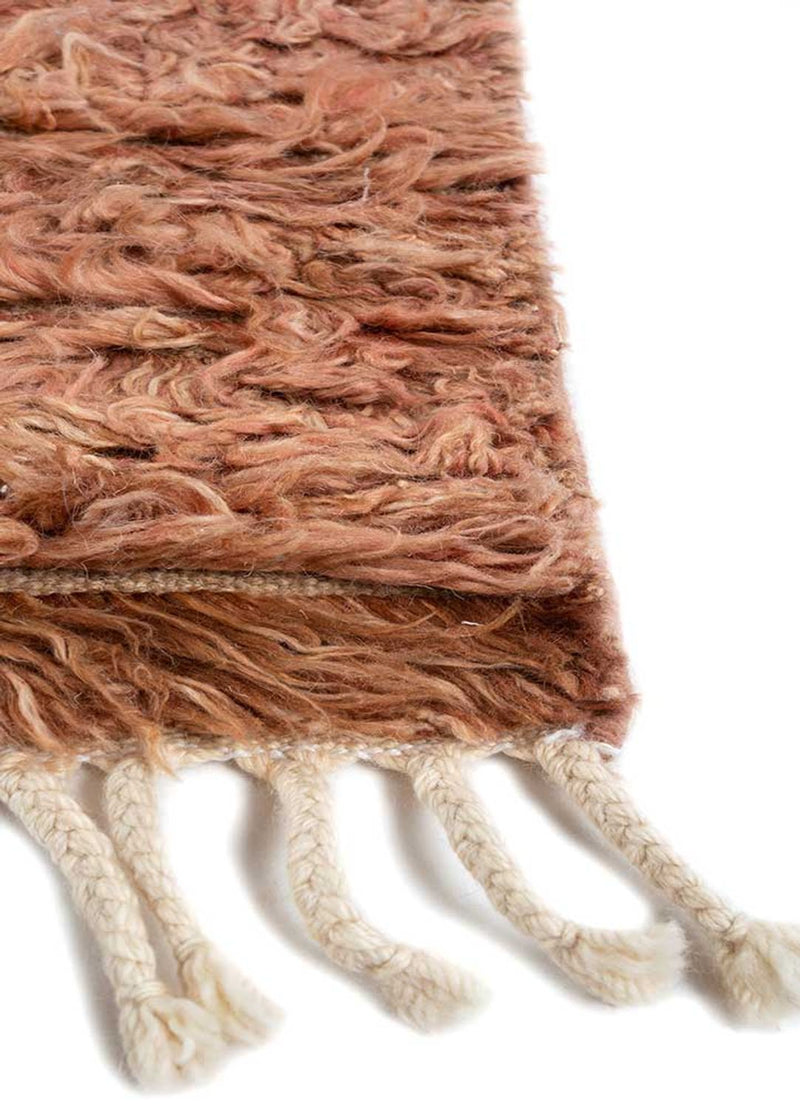 Wool Rug - 270 x 180 cm - orange