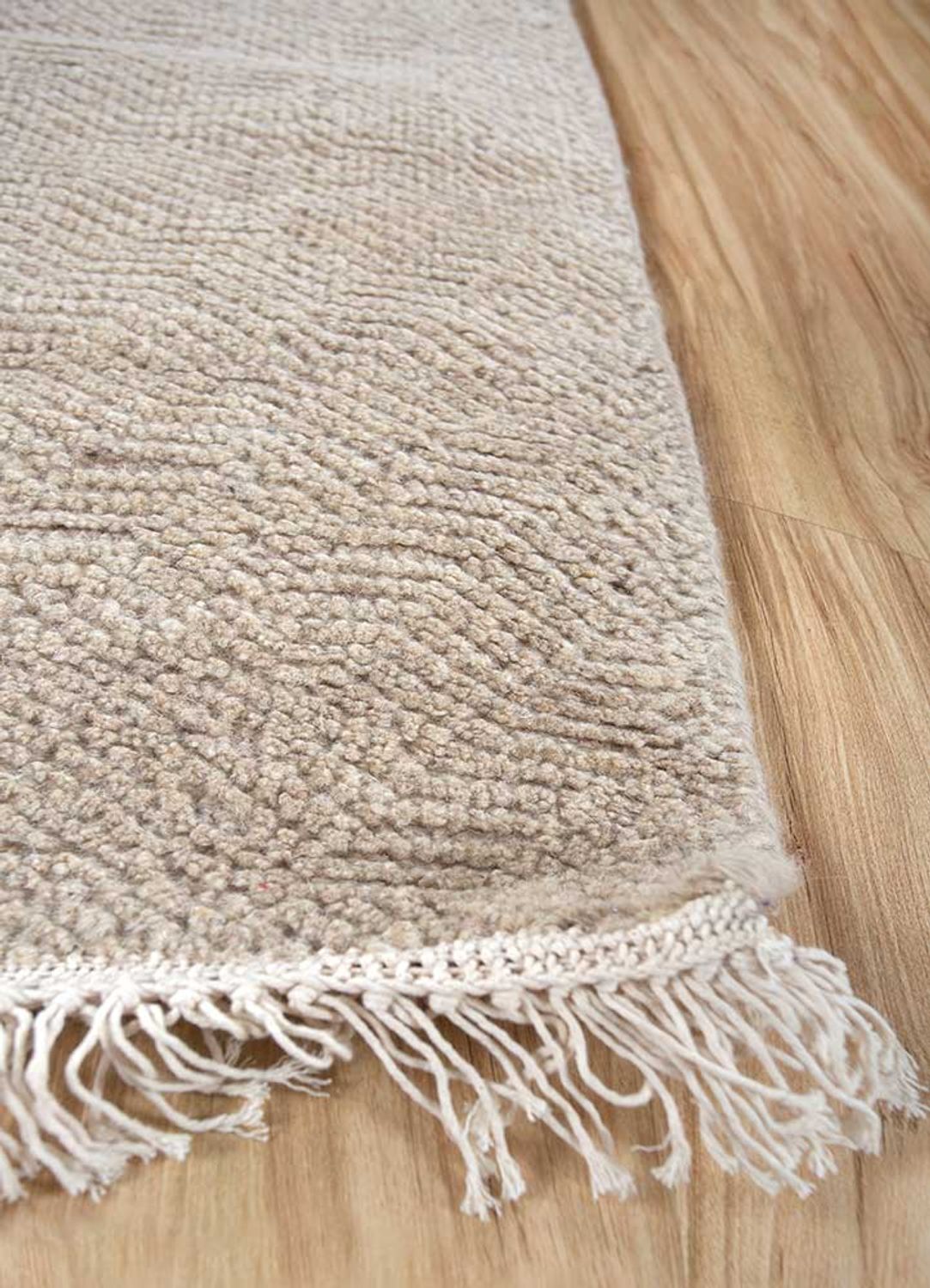 Wool Rug - 270 x 180 cm - cream