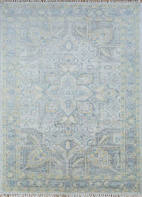 Wool Rug - 270 x 180 cm - light blue