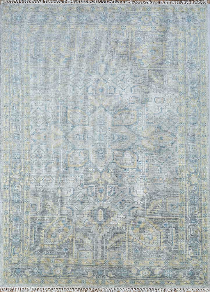 Wool Rug - 270 x 180 cm - light blue