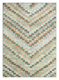Wool Rug - 270 x 180 cm - orange