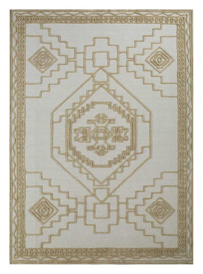 Wool Rug - 270 x 180 cm - cream