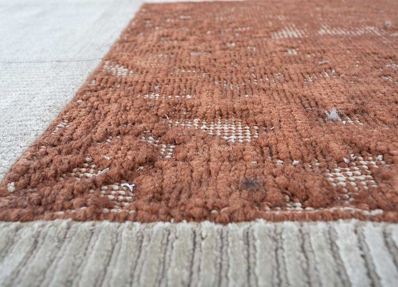 Wool Rug other shape  - 180 x 150 cm - cream