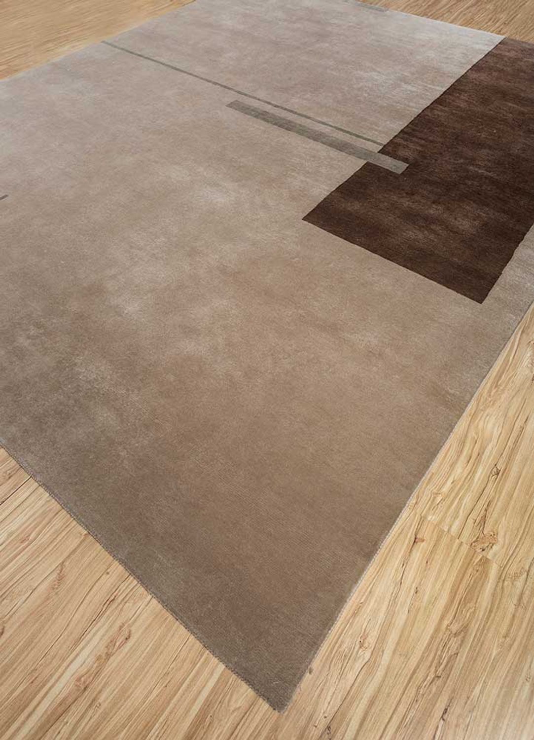 Wool Rug - 300 x 240 cm - light brown