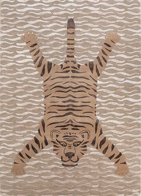 Wool Rug - 270 x 180 cm - beige