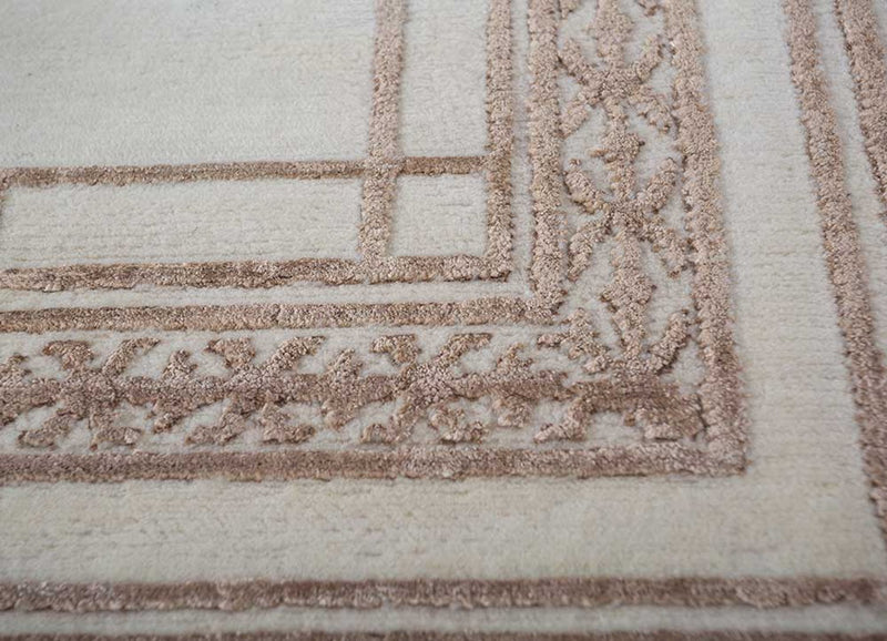 Wool Rug - 270 x 180 cm - light grey