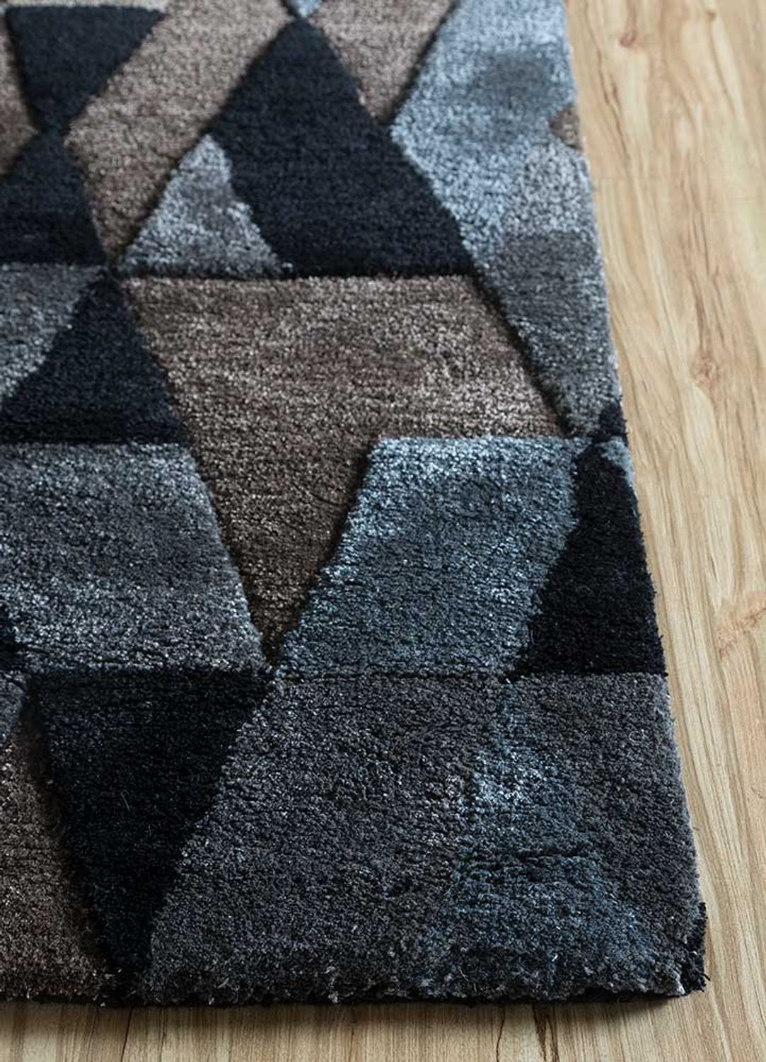 Wool Rug - 240 x 150 cm - anthracite