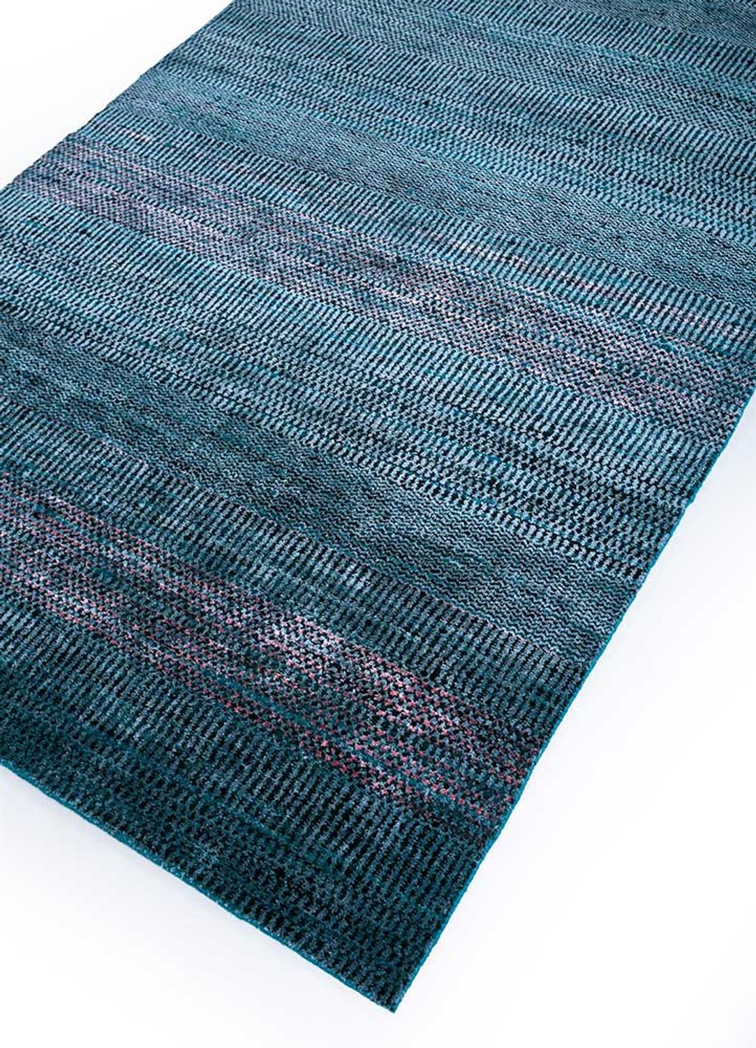 Wool Rug - 270 x 180 cm - dark blue