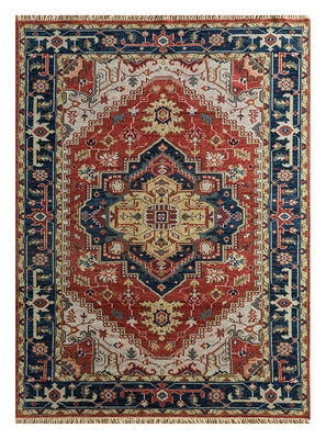 Wool Rug - 270 x 180 cm - red
