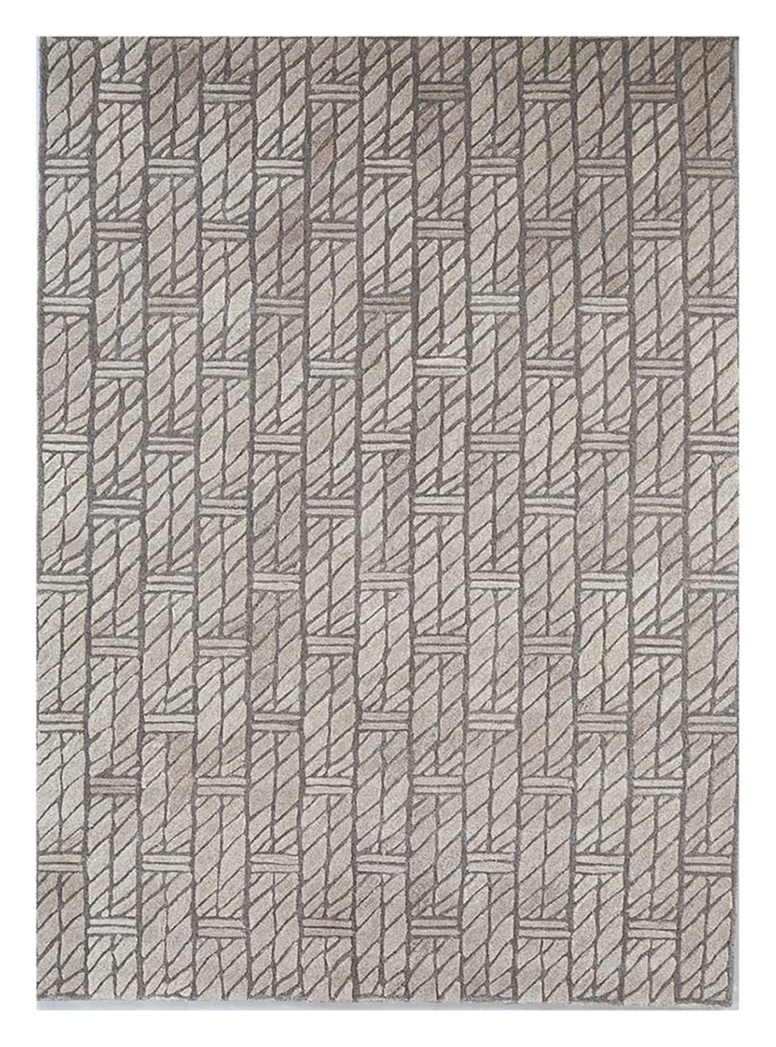 Wool Rug - 240 x 150 cm - dark beige