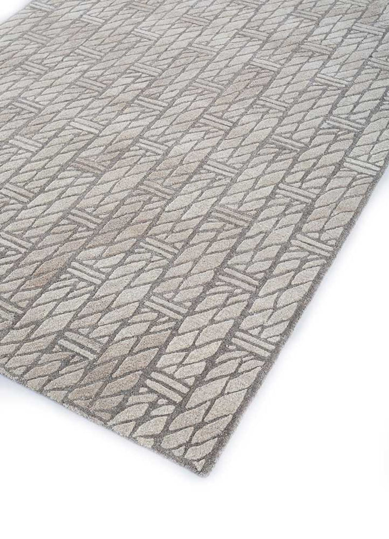 Wool Rug - 240 x 150 cm - dark beige