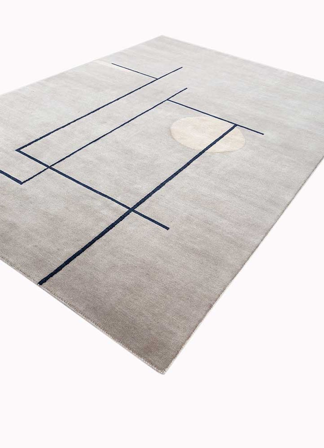 Wool Rug - 300 x 240 cm - grey