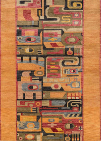 Wool Rug - 270 x 180 cm - orange