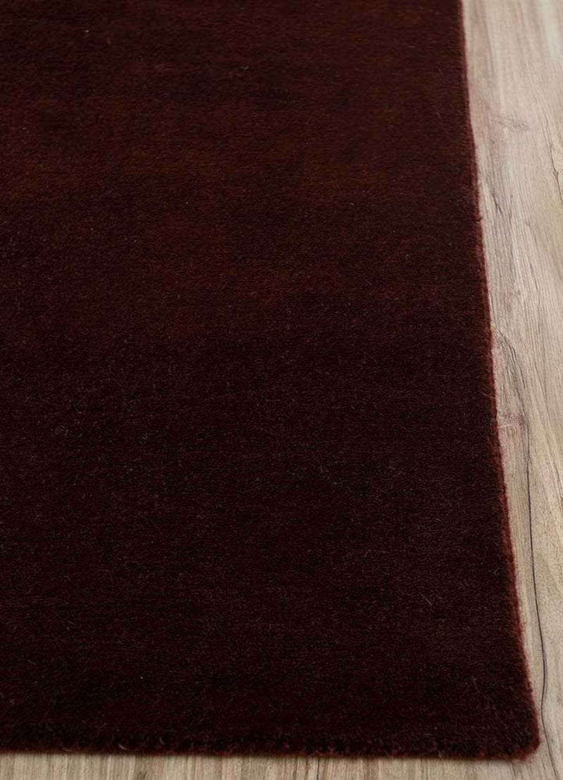 Wool Rug - 300 x 240 cm - wine red