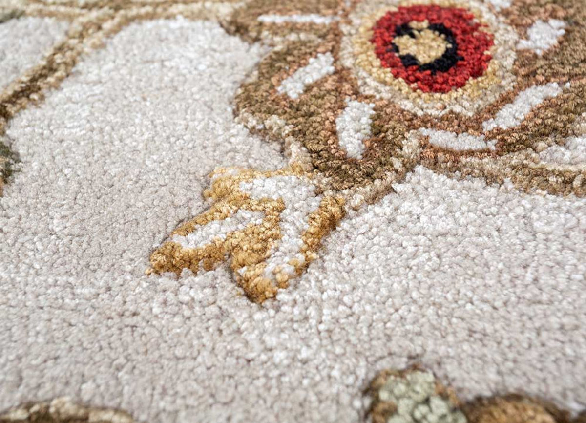 Wool Rug - 270 x 180 cm - cream