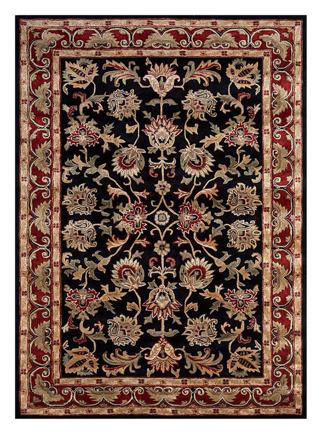 Wool Rug - 270 x 180 cm - dark blue