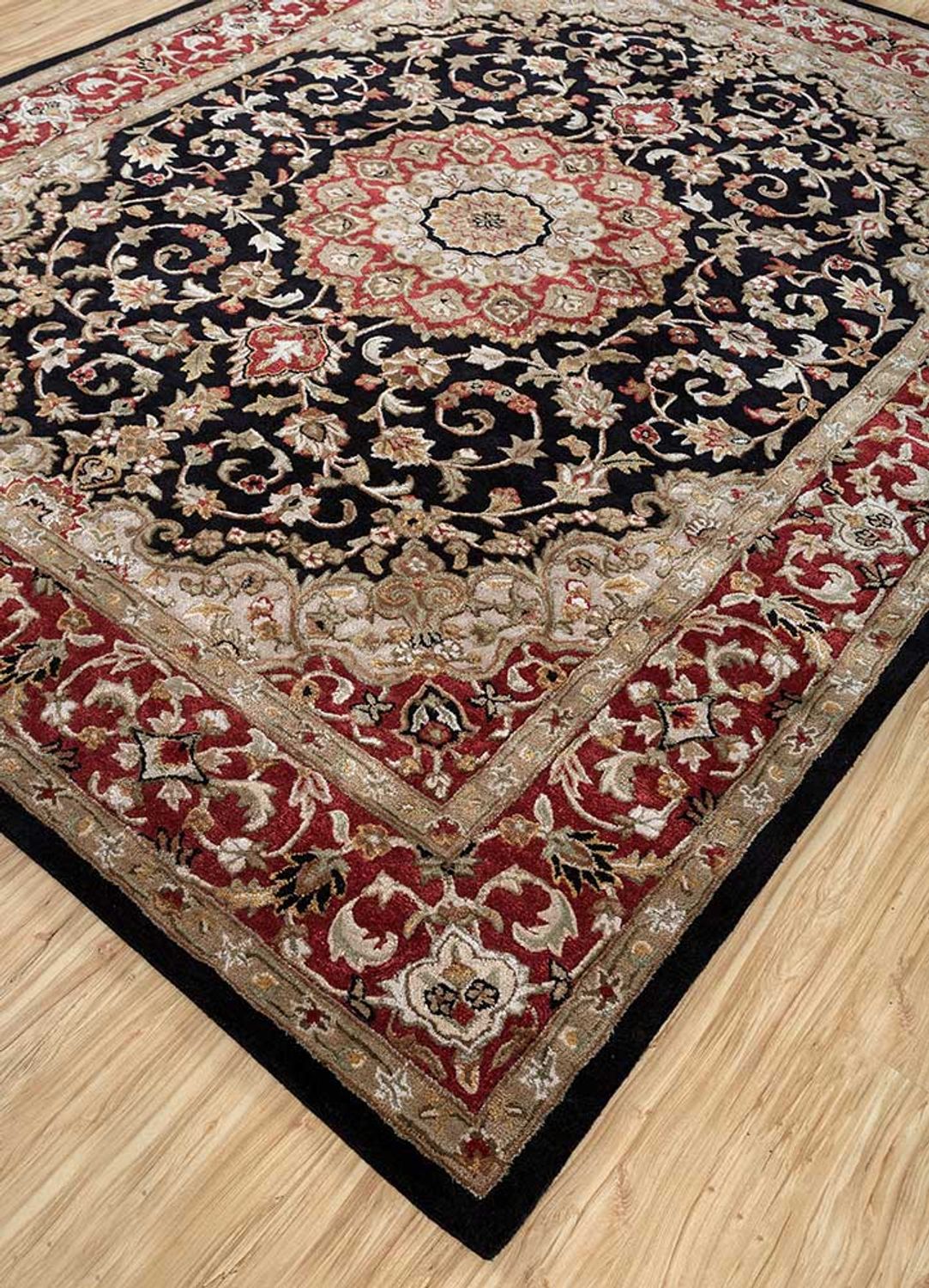 Wool Rug - 300 x 240 cm - red