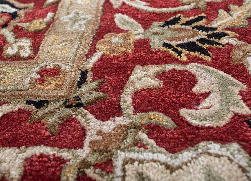 Wool Rug - 300 x 240 cm - red
