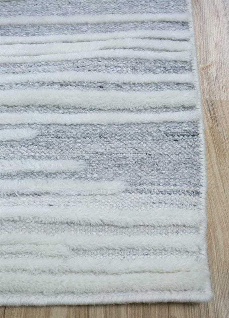 Wool Rug - 300 x 240 cm - light grey